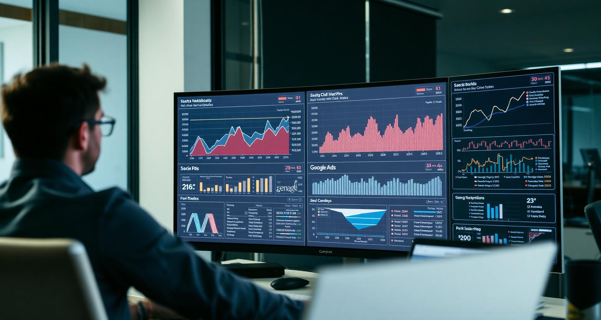 Online marketing dashboard
